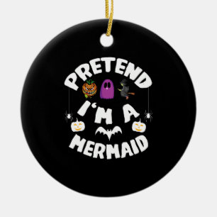 Décoration En Céramique Faisons semblant que je suis une sirène Costume dr