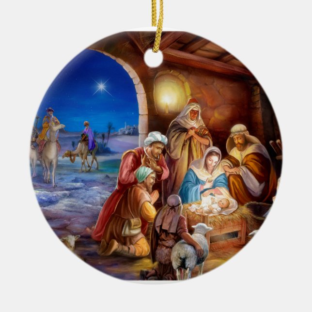 Décoration En Céramique Famille Sainte (Devant)
