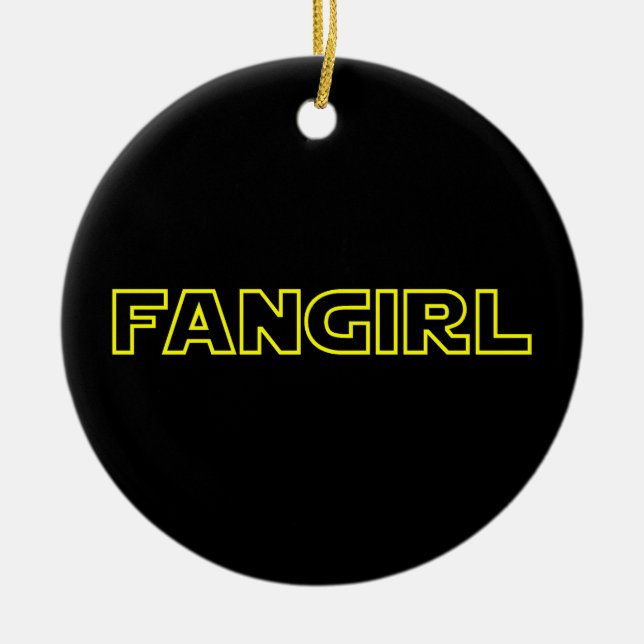 DÉCORATION EN CÉRAMIQUE FANGIRL (Devant)