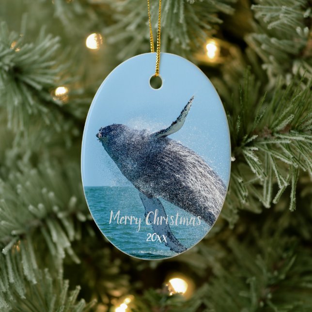 Décoration En Céramique Faune animale marine de baleine (Arbre)