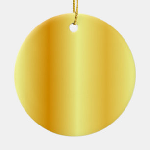 Décoration En Céramique Faux Gold Metallic Look Modèle blanc personnalisé