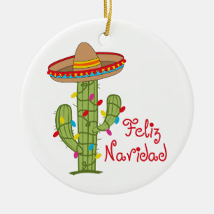 Décoration En Céramique Feliz Navidad