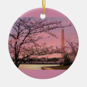 Décoration En Céramique Festival Cherry Blossom du Monument de Washington