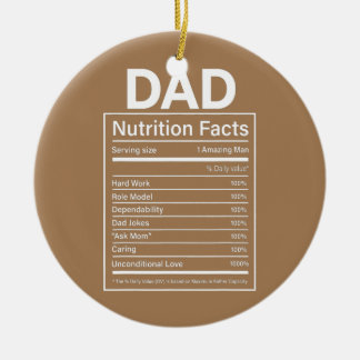 Décoration En Céramique Fête des pères de la valeur nutritive pour papa