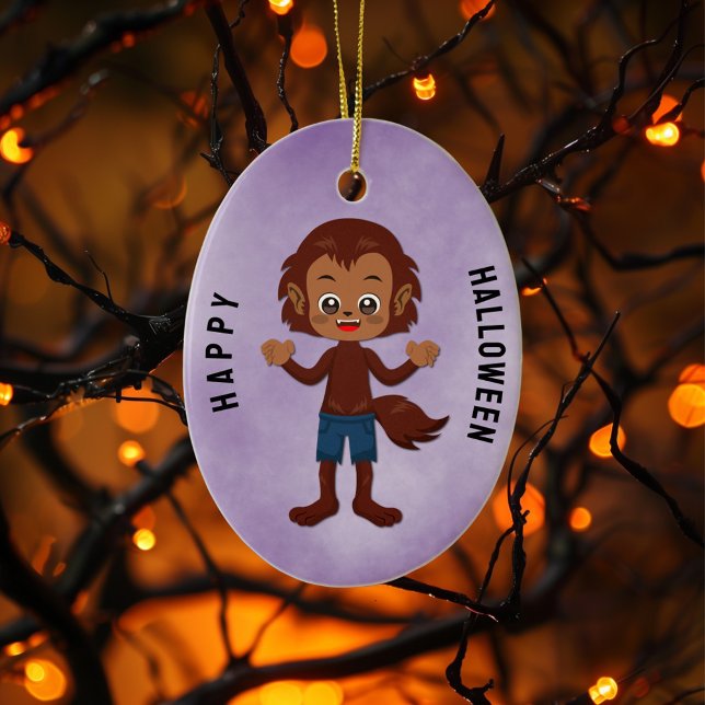 Décoration En Céramique Fête d'Halloween pour enfants Werewolf (Créateur téléchargé)