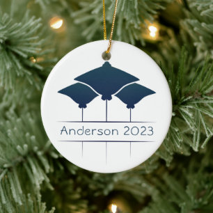 Décoration En Céramique Fêtes de Noël Manta Ray personnalisées