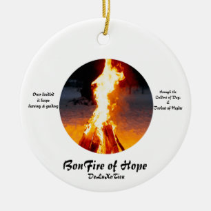 Décoration En Céramique Feu d'espoir