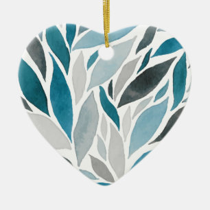 Décoration En Céramique feuille d'arbre