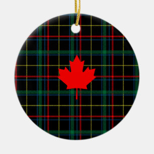 Décoration En Céramique Feuille d'érable canadienne