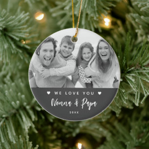 Décoration En Céramique Filtre de photo noir et blanc moderne