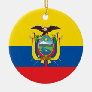 Décoration En Céramique Flag of Ecuador