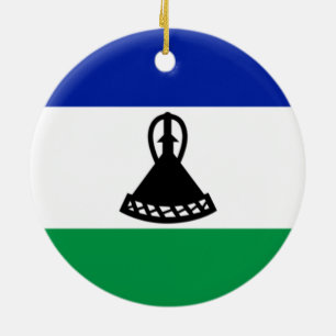 Décoration En Céramique Flag of Lesotho