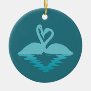 Décoration En Céramique Flamant rose