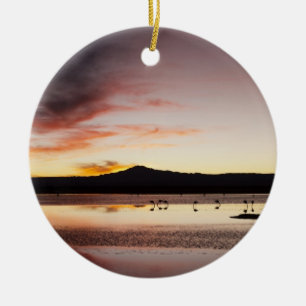 Décoration En Céramique Flamant rose chilien