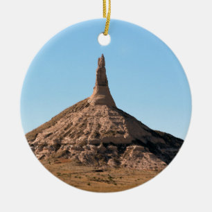 Décoration En Céramique Flèche de roche de cheminée de Scottsbluff