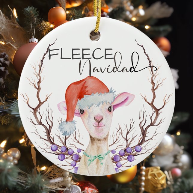 Décoration En Céramique Fleece Navidad Cute Lampe Noël (Créateur téléchargé)