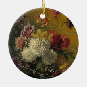 Décoration En Céramique Fleurs de maître hollandais antique Georgius van O