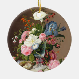 Décoration En Céramique Fleurs d'été précoce, Roesen Severin