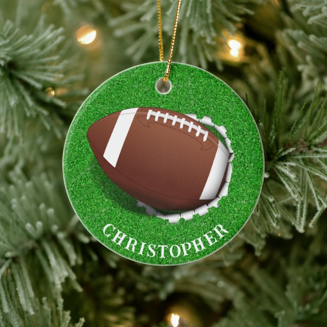 Décoration En Céramique Football Tearing Out Christmas  (Arbre)
