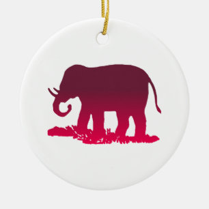 Décoration En Céramique Forme d'éléphant