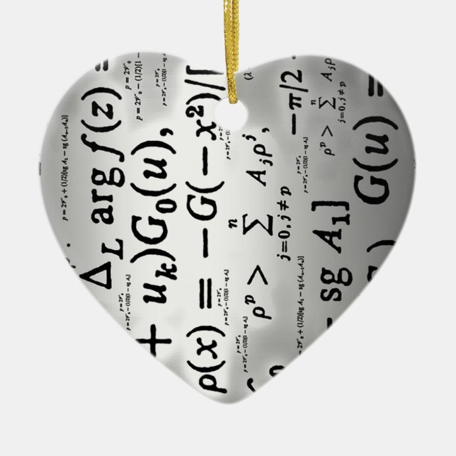 Décoration En Céramique Formules scientifiques (Devant)