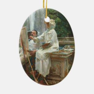 Décoration En Céramique Fountain Villa Torlonia Frascati, Italy by Sargent
