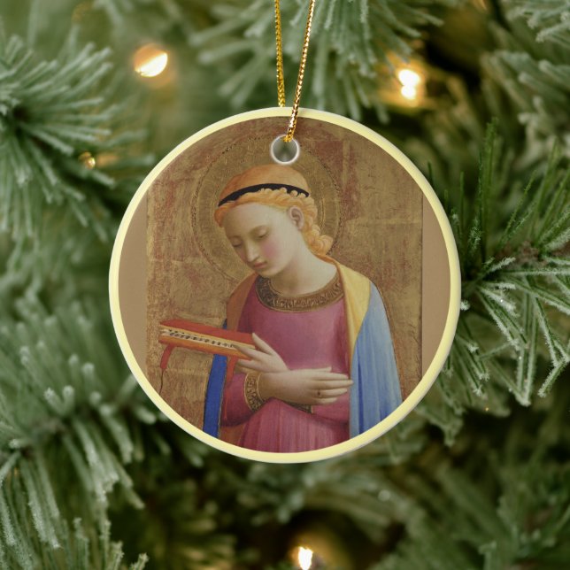 Décoration En Céramique Fra Angelico Mary et Angel (Arbre)