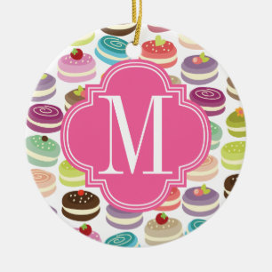 Décoration En Céramique Français Macarons personnalisé