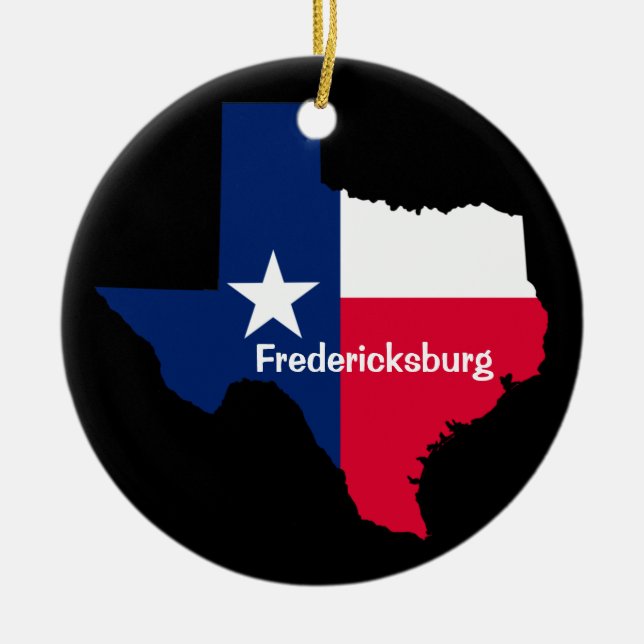 Décoration En Céramique Fredericksburg (Texas) (Devant)