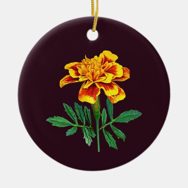 Décoration En Céramique French Marigold (Devant)