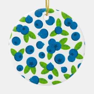 Décoration En Céramique Fresh Blueberry