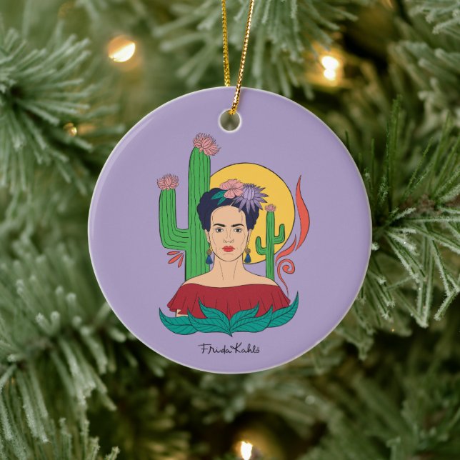 Décoration En Céramique Frida Kahlo Desert Graphic (Arbre)