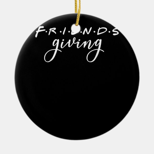 Décoration En Céramique Friendsgiving Squad 2022 Funny Thanksgiving Friend (Devant)