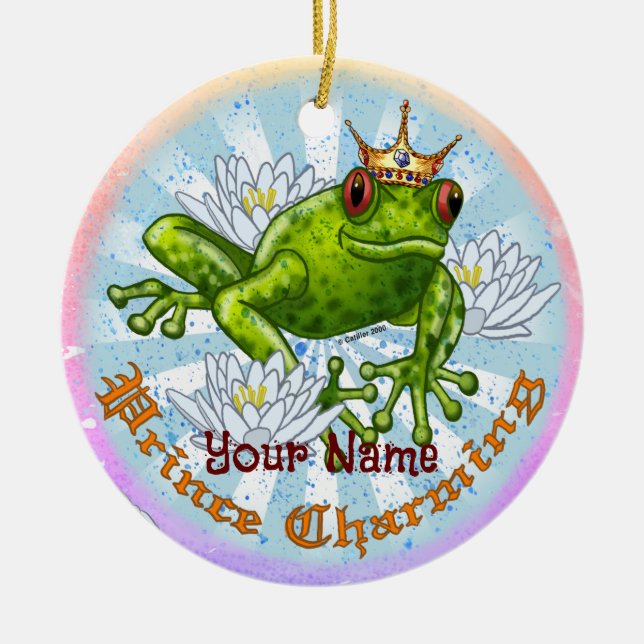 Décoration En Céramique Frog Prince Charming (Devant)