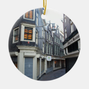 Décoration En Céramique Fromages d'édam dans l'allée d'Amsterdam