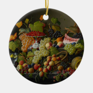 Décoration En Céramique Fruit abondant, 1858 (huile sur la toile)