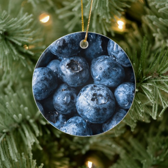 Décoration En Céramique Fruit aux bleuets (Arbre)