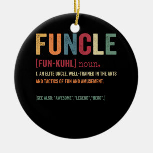 Décoration En Céramique Funcle Funny Uncle Définition, Magnifique Héros 