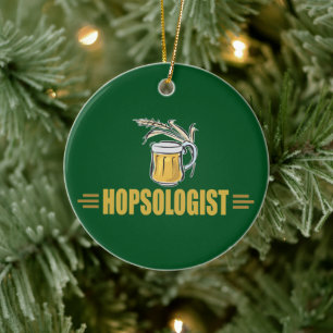 Décoration En Céramique Funny Beer Home Brewer Craft Humoriste Hopsologis