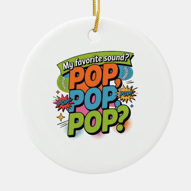 Décoration En Céramique Funny Chiropractor Pop Sound Cadeau (Devant)
