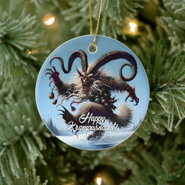 Décoration En Céramique Funny Happy Krampusnacht (Arbre)