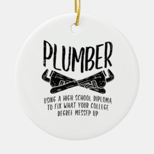 Décoration En Céramique Funny Plumber