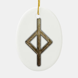 Décoration En Céramique Futhark Rune Jera