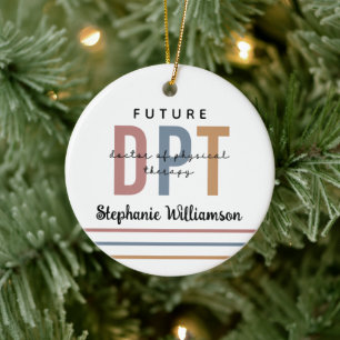 Décoration En Céramique Futur personnalisé DPT Docteur en Thérapie Physiqu