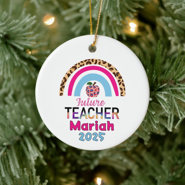 Décoration En Céramique Future Teacher Christmas Ornament (Arbre)