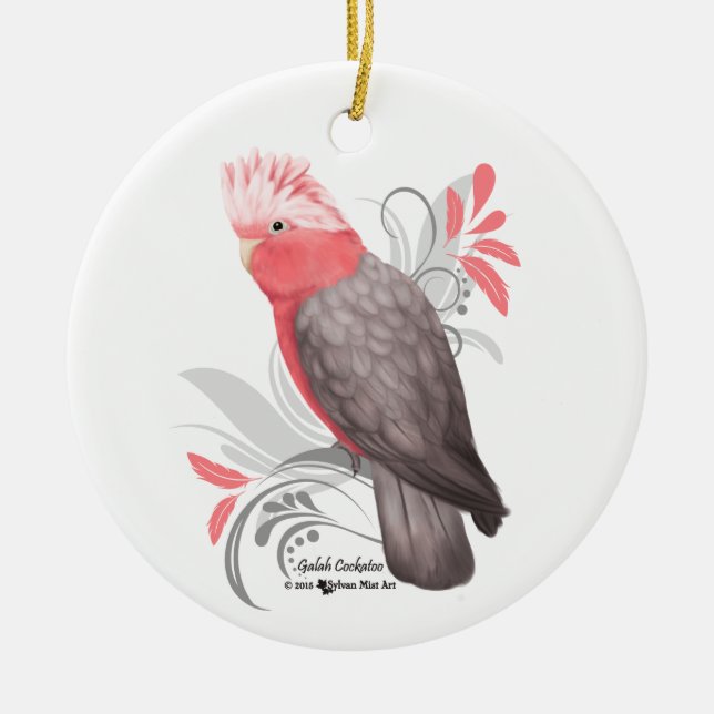 Décoration En Céramique Galah Cockatoo (Devant)