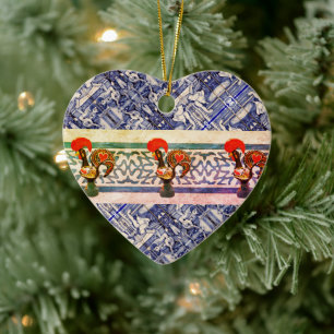 Décoration En Céramique Galo de Barcelos, Portugal