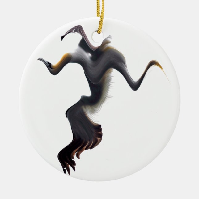 Décoration En Céramique Gannets-Oiseau de mer Abstrait (Devant)