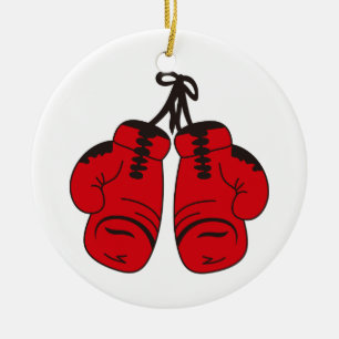 Décoration En Céramique Gants de boxe