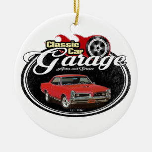 Décoration En Céramique Garage classique de la voiture GTO